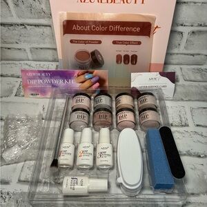 NEW - Azurebeauty Dip Powder Kit - Multi-Color